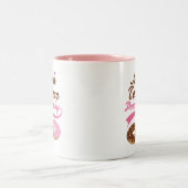 Mathe-Lehrer-lustiges Geschenk Zweifarbige Tasse (Mittel)