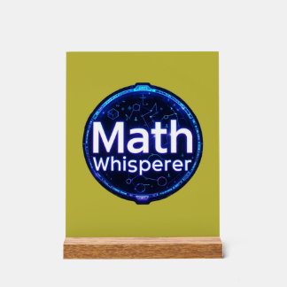Mathe-Lehrer Mathe-Flüsterer Acrylschild