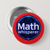 Mathe-Lehrer Mathe-Flüsterer Button (Vorne & Hinten)
