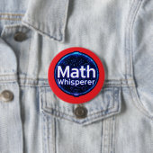 Mathe-Lehrer Mathe-Flüsterer Button (Beispiel)
