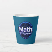 Mathe-Lehrer Mathe-Flüsterer Milchtasse (Vorderseite)