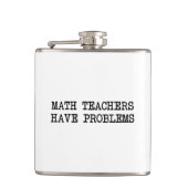Mathe-Lehrer-Problem Flachmann (Vorderseite)
