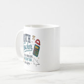 Mathe-Lehrer Problemlöser Kaffeetasse (Vorderseite Links)