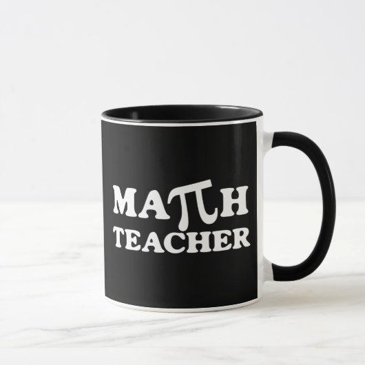 Mathe-Lehrer PU Tasse (Rechts)