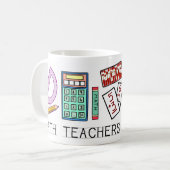 Mathe-Lehrer sind akut Kaffeetasse (Vorderseite Links)