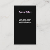 Mathe-Lehrer-Visitenkarten Visitenkarte (Rückseite)