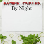 Mathe-Lehrer/Zombie-Jäger Küchentuch (Gefaltet)