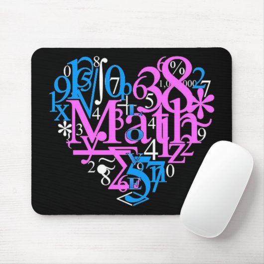 Mathe-Liebe Mousepad (Mit Mouse)