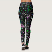 Mathe-Liebhaber Leggings (Rückseite)