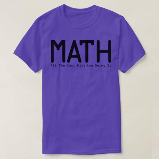 Mathe machen es komisch. T-Shirt (Design vorne)