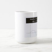 Mathe macht Sinus der Verrücktheits-Tasse, Spaß Kaffeetasse (Mittel)