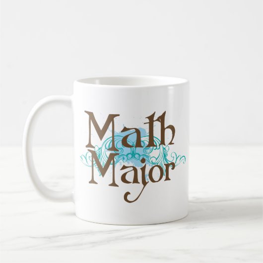 Mathe-Major Geschenk Kaffeetasse (Links)