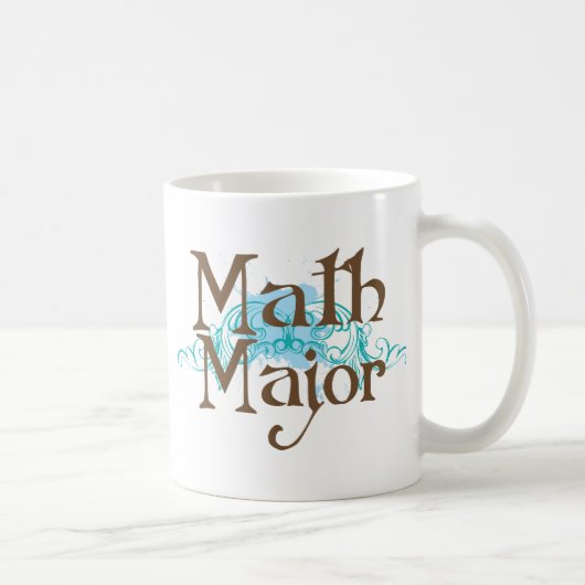 Mathe-Major Geschenk Kaffeetasse (Rechts)
