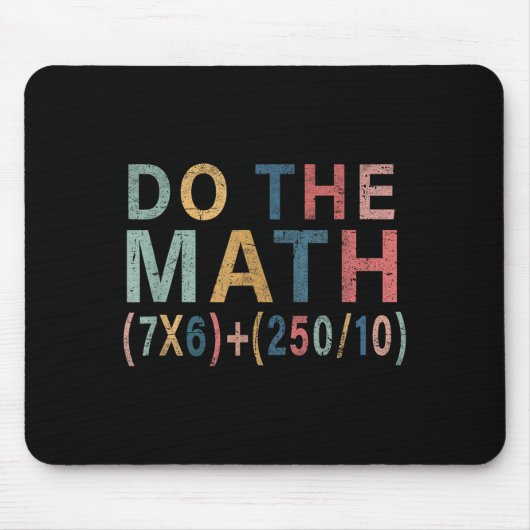 Mathe-Meme Lustiges Geschenk für Lehrer, Schüler M Mousepad (Vorne)