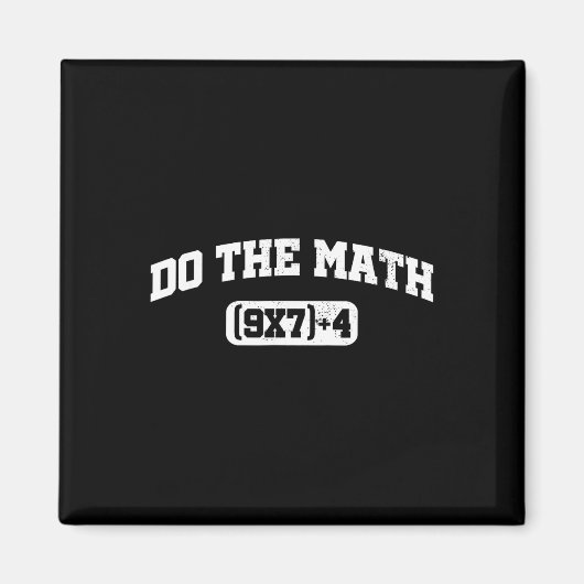 Mathe-Meme, Mathe 67 Meme, Lustiger Sechs Sieben L Magnet (Vorne)