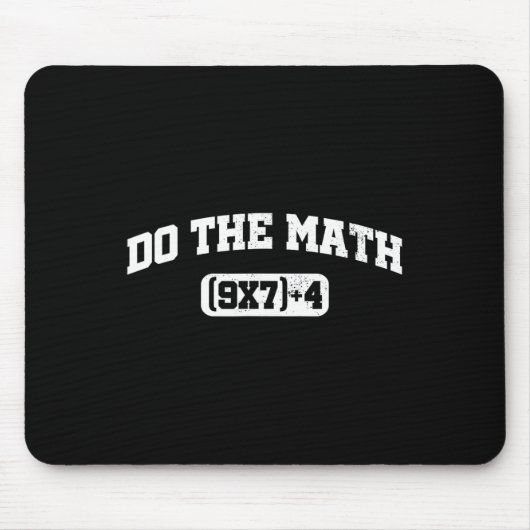 Mathe-Meme, Mathe 67 Meme, Lustiger Sechs Sieben L Mousepad (Vorne)