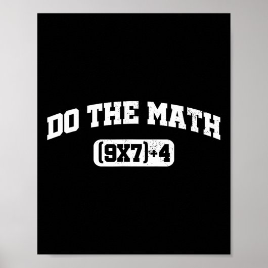 Mathe-Meme, Mathe 67 Meme, Lustiger Sechs Sieben L Poster (Vorne)
