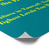 Mathe Mindsets Poster - jeder kann Mathematik lern (Ecke)