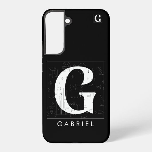 Mathe-Monogramm - Buchstabe G Samsung Galaxy Hülle (Rückseite)