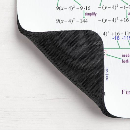 Mathe Mousepad (Ecke)