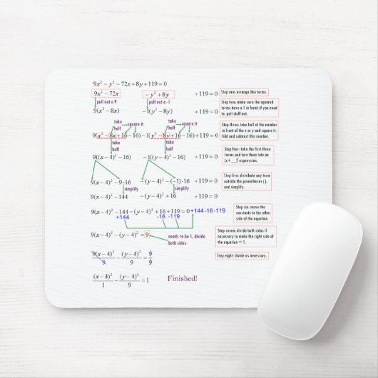 Mathe Mousepad (Mit Mouse)