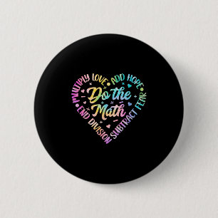 Mathe Multiplizieren Liebe hinzufügen Hoffnung Mat Button