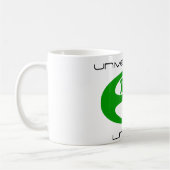 Mathe-Musik-Esperanto - Symbol-Tasse Kaffeetasse (Links)