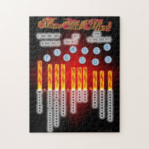 Mathe-Name, das setzen Puzzle