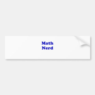 Mathe-Nerd Autoaufkleber