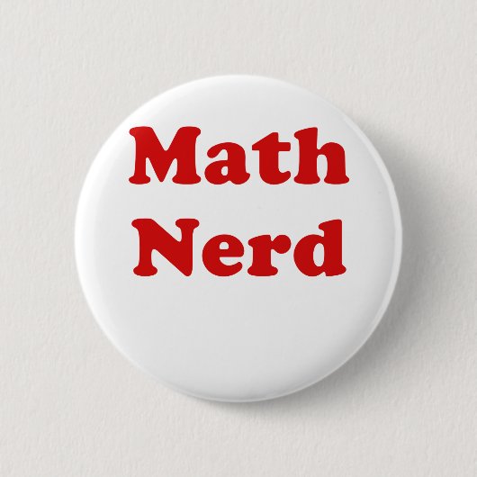 Mathe-Nerd Button (Vorderseite)