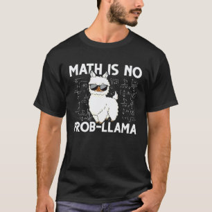 Mathe-Nerd-Geek-Llama-Tier-Alpaka-Mathematiker M T-Shirt