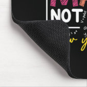 Mathe not Magic Funny Mathe Lehrer zurück nach Sch Mousepad (Ecke)