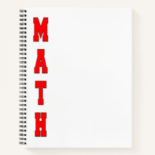 Mathe Notizblock