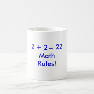 Mathe ordnet Tasse an