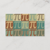 Mathe-Pop-Kunst Visitenkarte (Rückseite)