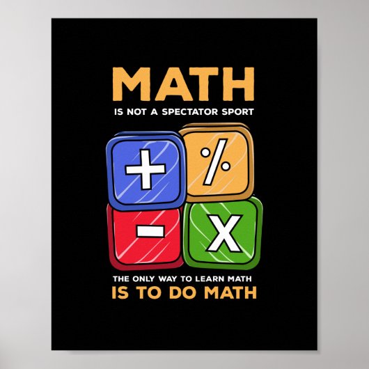 Mathe Poster (Vorne)