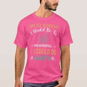 Mathe Powerful Nerd Geek Algebra Circles Ironic St T-Shirt