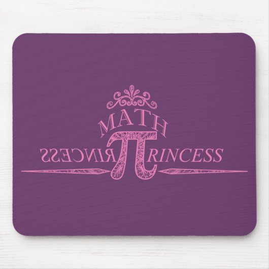 Mathe-Prinzessin Mousepad (Vorne)