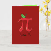 Mathe-PU-Tagesgruß-Karte Apple-PUs niedliche Karte (Gelbe Blume)
