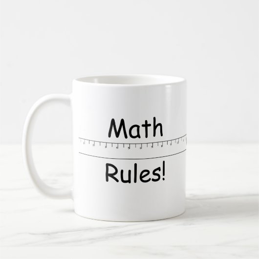 Mathe-Regeln! Kaffeetasse (Links)