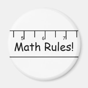Mathe-Regeln! Magnet