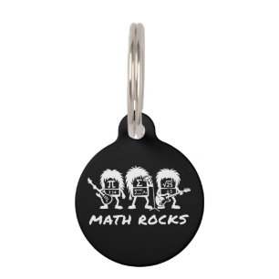 Mathe Rocks Akademische Rockband Humor Haustiermarke