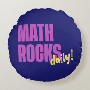 Mathe Rocks Täglich! Modern Rundes Kissen
