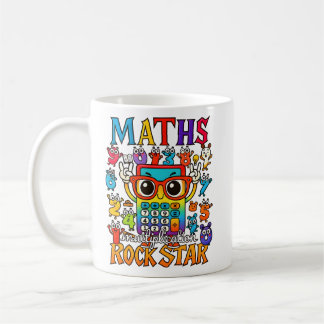 Mathe Rockstar Süße Rechner Tasse