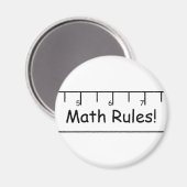 Mathe Rules! Magnet (Vorderseite/Rückseite)