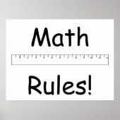 Mathe Rules! Poster (Vorne)