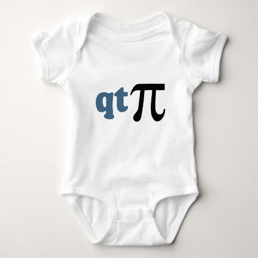 Mathe-Spaß - niedlicher T-Shirt-PU Baby Strampler (Vorderseite)