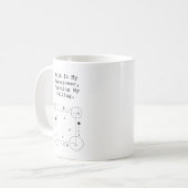 Mathe-Superpower-Lehrer | Berufung und Leidenschaf Kaffeetasse (Vorderseite Links)