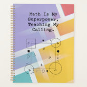 Mathe-Superpower-Lehrer | Berufung und Leidenschaf Planer (Vorderseite)