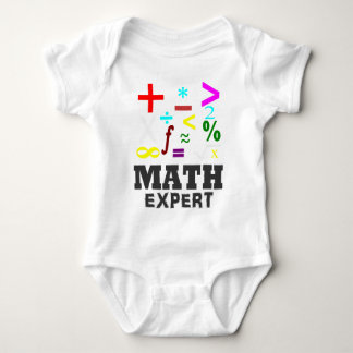 Mathe-Symbole Baby Strampler